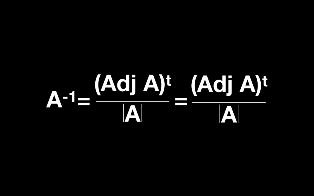 Cómo calcular la inversa de una matriz. Métodos para su solución. 15 Cómo calcular la inversa de una matriz. Métodos para su solución. fórmula de las matrices regulares